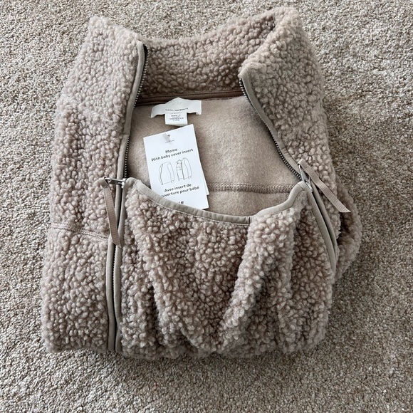 H&M MAMA BEFORE & AFTER BABYWEARING FLEECE JACKET NWT - Picture 6 of 6